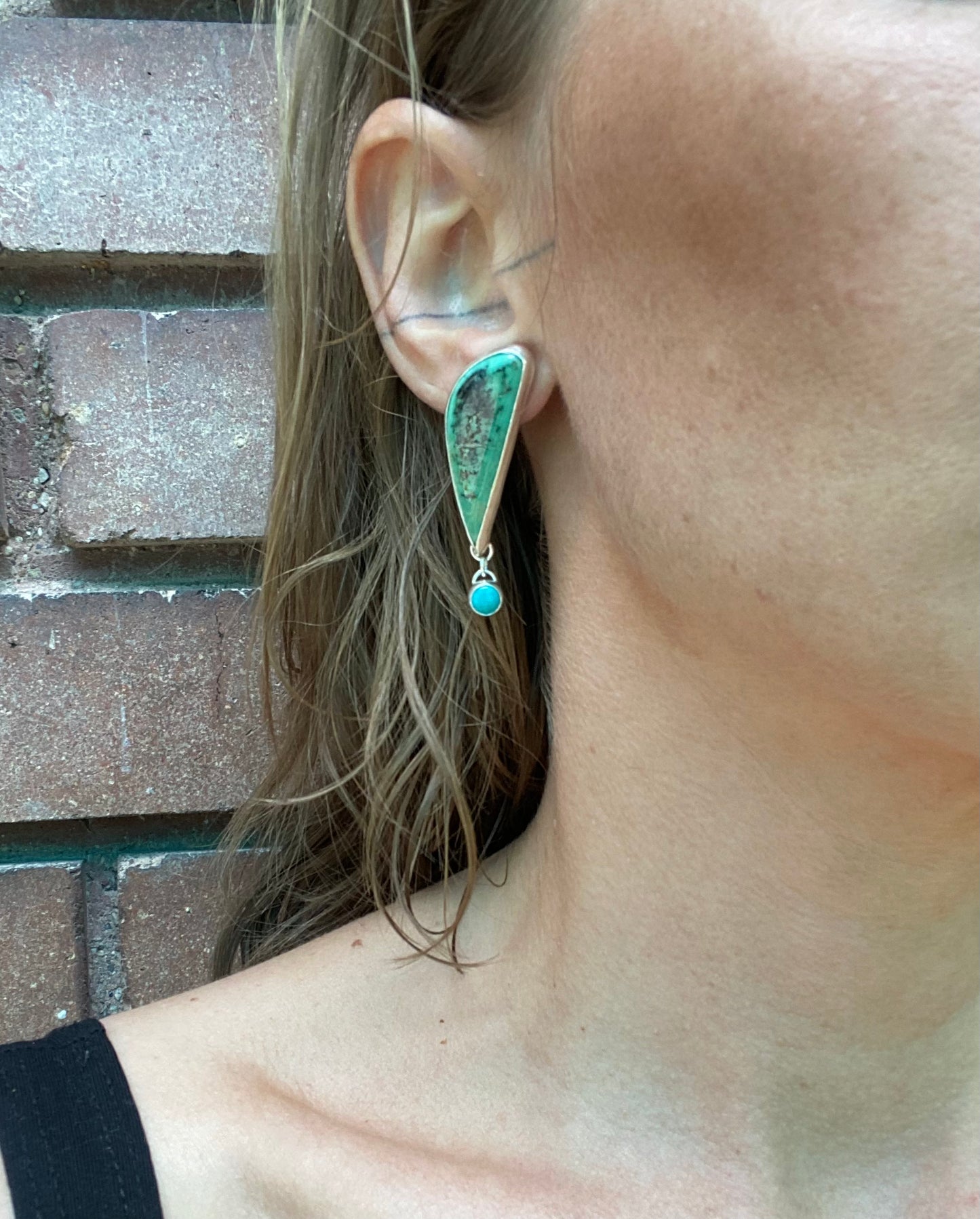 Dual Turquoise Earrings