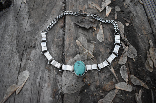 Big Link Turquoise Choker